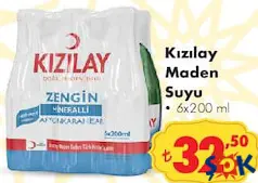 KIZILAY MADEN SUYU 6X200 ML